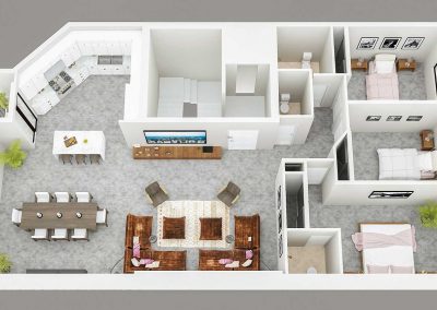 3D Floor Plans Services Office Unit Commercial